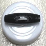 Button - 25mm Toggle 03 Black