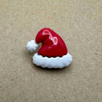 Button - 21mm Shank Santa Hat