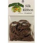 Silk Ribbon - 3mm Brown (4mtr pack)