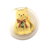 Button - 21mm Cream Cat 