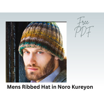 Free PDF Pattern - Noro Man’s Ribbed Hat