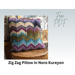 Free PDF Pattern - Noro Zig Zag Pillow