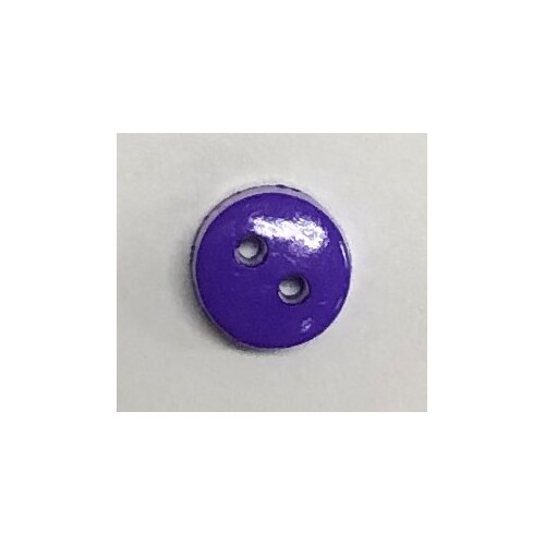 Button - 6mm Round Purple