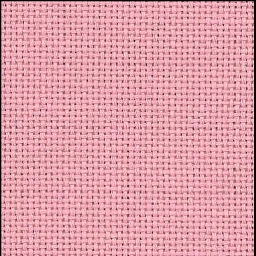 Fabric Piece - Evenweave 18 Count Pink 30cm x 105cm