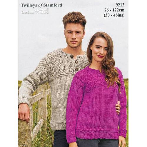 9212 - Twilleys Freedom Wool Guernsey Sweater