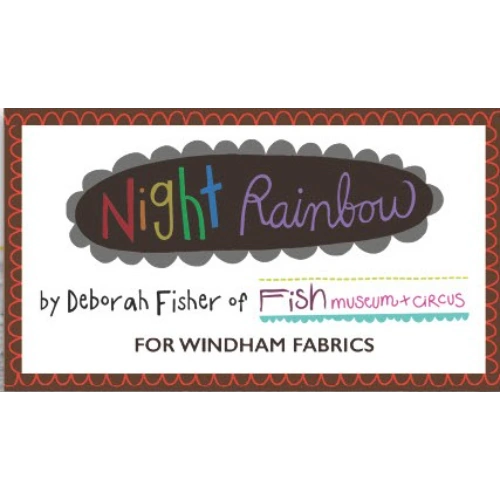 Night Rainbow Fabric Collection by Deborah Fisher