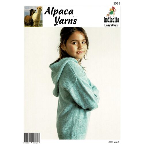 1565 - Alpaca Yarns Indiecita Hoodie Sweater