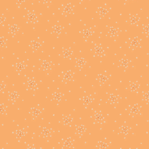 Fabric - Arcadia - Starburst - Orange