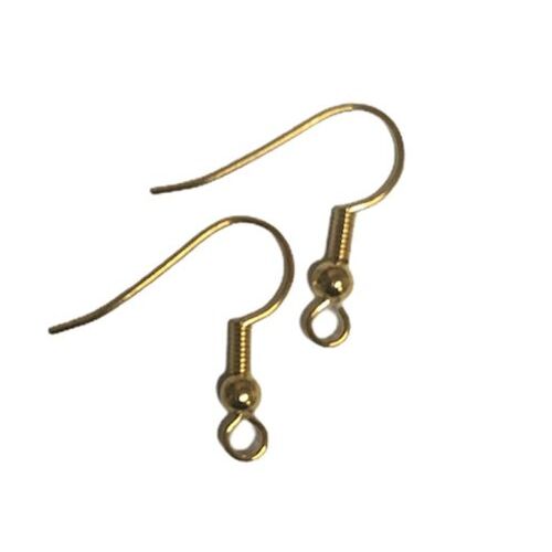 Findings - Fish Hook Rich Gold (Pack of 4)