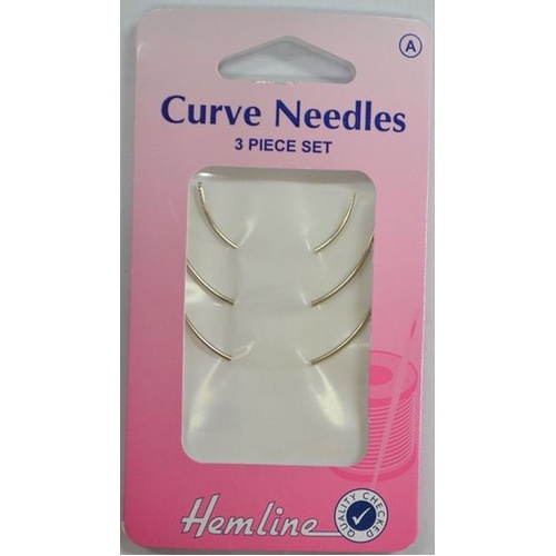 Hemline Curve Needles 3 piece