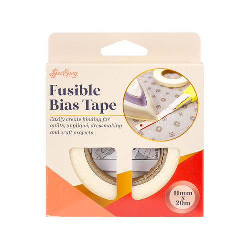 Sew Easy Fusible Bias Tape 11mm