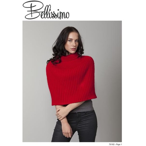 TX182 - Bellissimo Ribbed Poncho