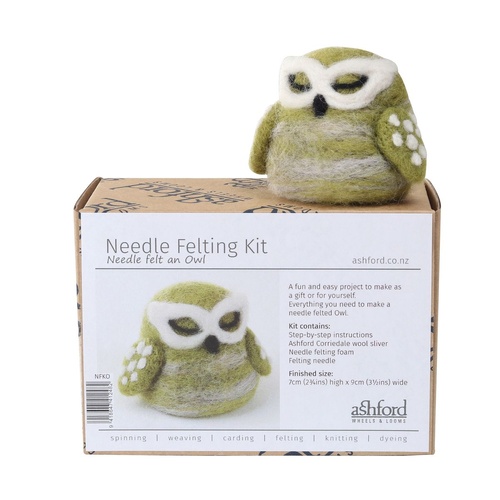 Ashford Needle Felting 3D Kit Owl