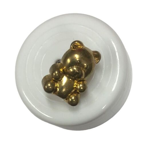 Button - Bear Gold