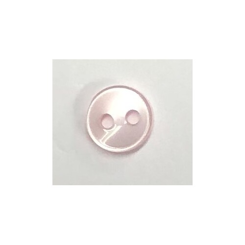 Button - 6mm Pink