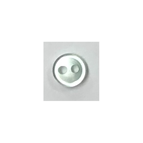 Button - 6mm White