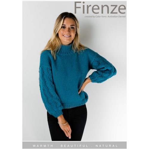 CY229 – Firenze Sweater Knitting Pattern