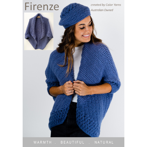 CY320 – Mandala Cocoon & Hat Crochet Pattern - Firenze