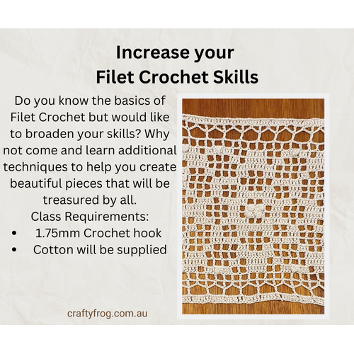 Increase your Filet Crochet Skills