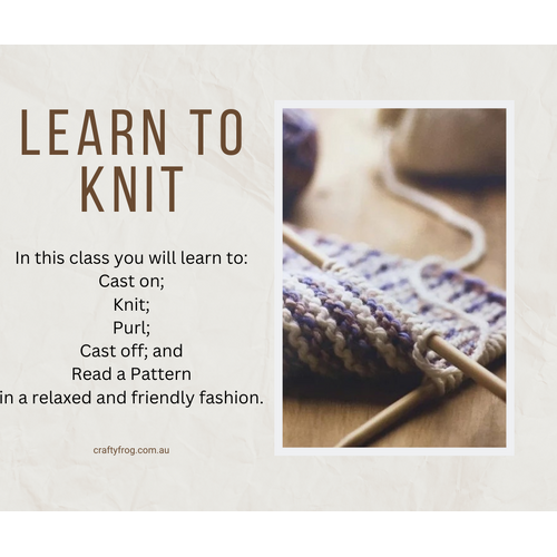 Learn To Knit