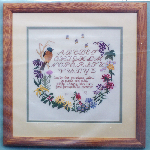 Cross Stitch Chart - September Meadows