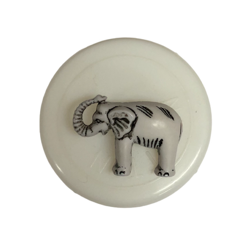 Button - Grey Elephant