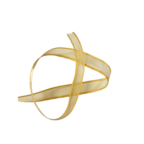 Ribbon - 22mm Old Gold