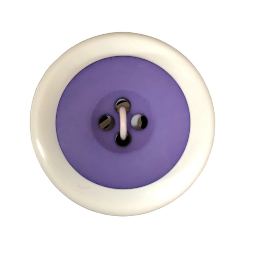 Button - 19mm 4 Hole Matt Purple