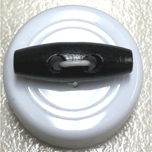 Button - 25mm Toggle 03 Black