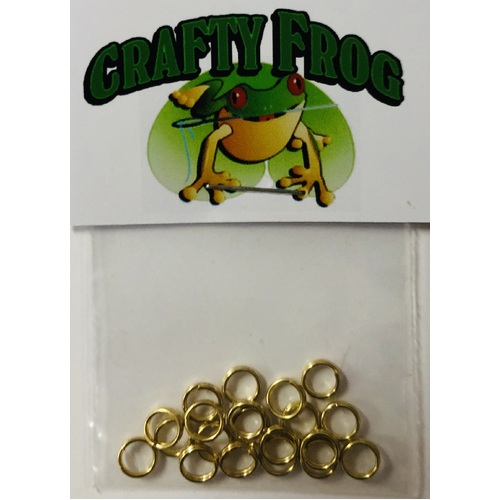 Finding - Split Ring 5mm Gold (Pack of 20)