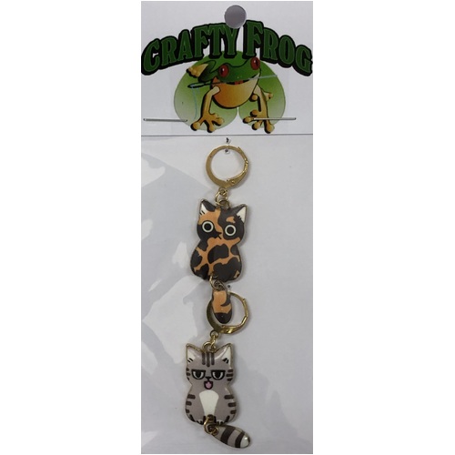 Stitch Markers - Cats (pack of 2)